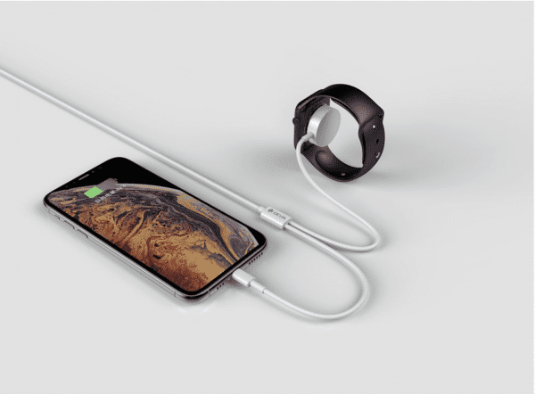 Devia 1M USB To Magnetic & Non-MFI Lightning Cable for iWatch – White